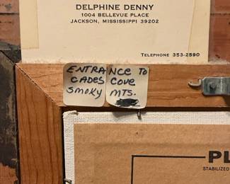 Landscape Painting of Cades Cove, Smoky Mountains by Delphine Denny