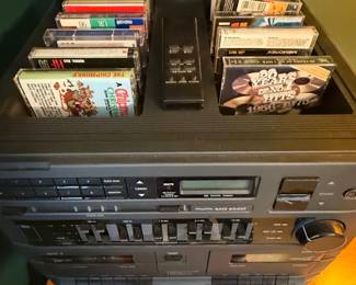 GE 11-6027A Integrated Stereo System with Virtuoso Tuned Port Speakers