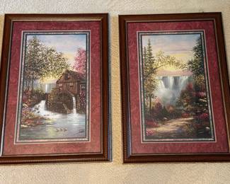 Sambataro Landscape Print - Mill and Waterfall