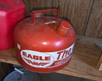 Vintage Eagle The Gasser . Gallon Gasoline Can
