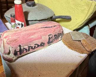 Folk Art "Seasoned Bone" Barbecue Scene Diorama by Guillermo Forchino