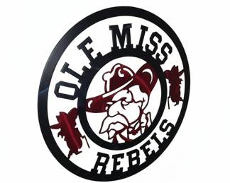 Ole Miss Rebels Metal Wall Art