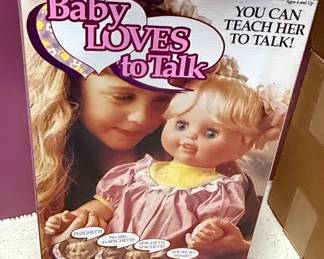 Baby Loves to Talk Electronic Talking Doll by Toy Biz