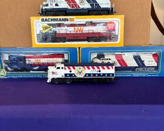 Assorted Vintage Bicentennial Powered Locomotives (verified working condition) (Bachmann, AHM, Life-Like)
