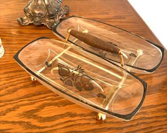 Mid century George Briard relish dish 