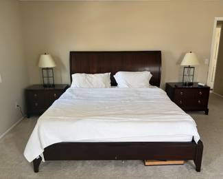 King Bed with 2 Night Stands