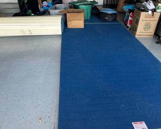 Gym / Training mat.  Rolls up.  Each side is approximately 21’ x 6’