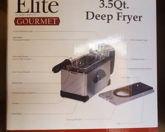 Elite Gourmet 3.5Qt Deep Fryer Model EDF-3500