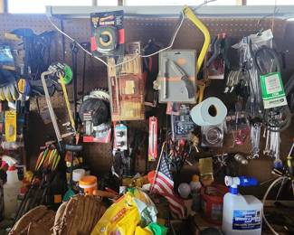 Assorted Garage and Workshop Tools