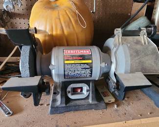 Craftsman 6-Inch Bench Grinder with Work Light