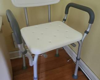 Adjustable Bath Safety Shower Chair with Back and Arms