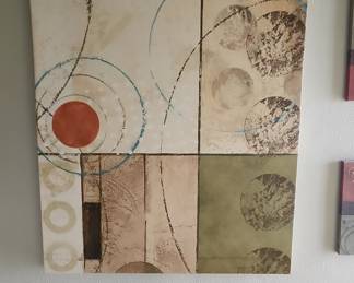 Abstract Geometric Canvas Art