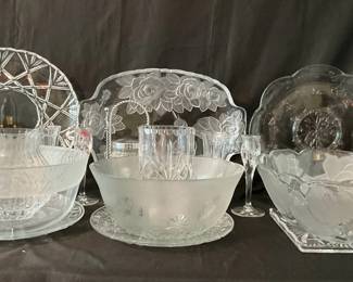 Cut Glass Bowls And Decor