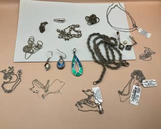 925 Sterling Chains Pieces 