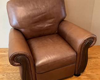  04 Brown Leather Recliner