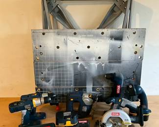Ryobi Tools And BD Workbench 