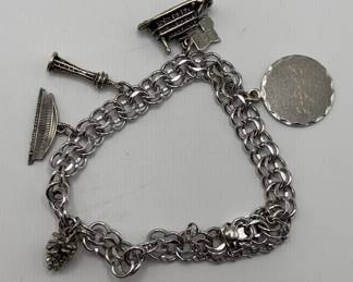 Sterling Silver Charm Bracelet