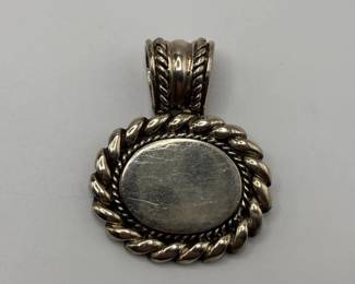 Vintage Sterling Silver Pendant