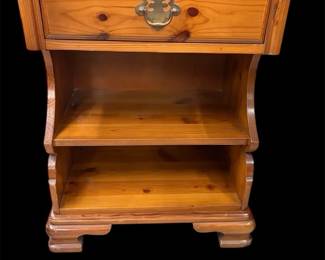 Vintage Pine Bedside Table