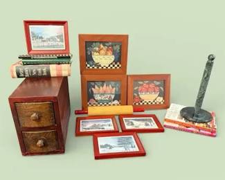 Vtg Rustic Storage Box, Art More