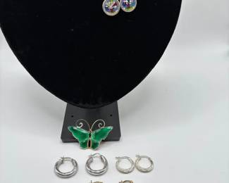 Sterling Silver Earrings And More