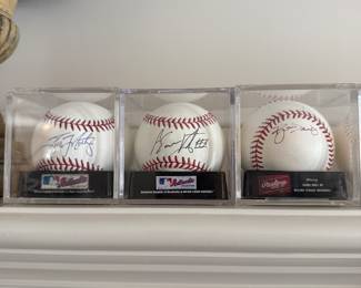 Autographed Baseballs