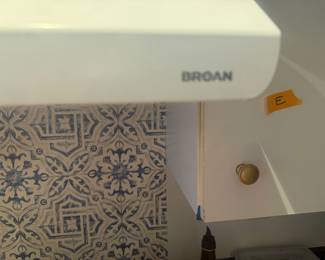 Broan  hood for stove 