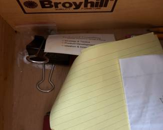 Broyhill stamp on night stand 