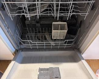Inside of dish washer 