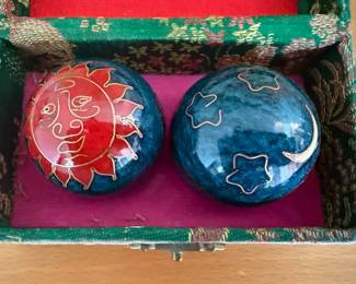 Set of Sun & Moon Chinese Boading Music Chimes 