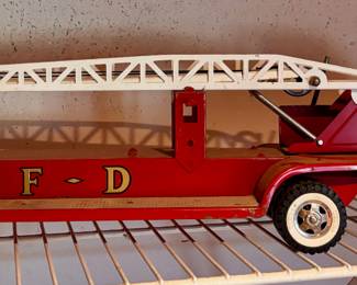 1970s Tonka TFD Aerial Ladder Fire Truck Toy