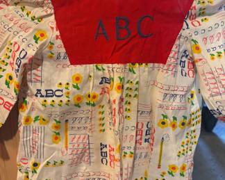 Vintage Alphabet Toddler Dress