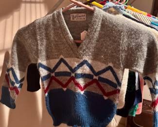 1960s Pickwick Boy's V-Neck Sweater – Size 4