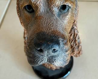 1995 Bronze Kitty Cantrell Cocker Spaniel Sculpture