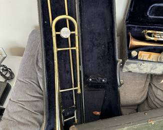 Conn Brass Trombone with Case
