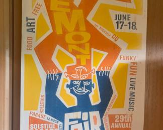 2000 Solstice Parade and 29th Annual Fremont Fair in Seattle Poster