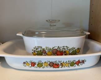 Corning Ware "Spice of Life” Casserole Dish & Baking Pan
