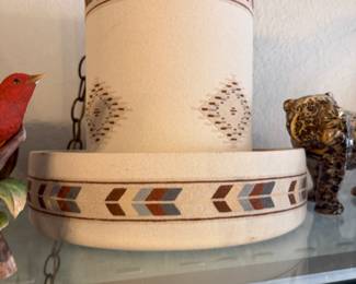 Southwestern decor and lamp