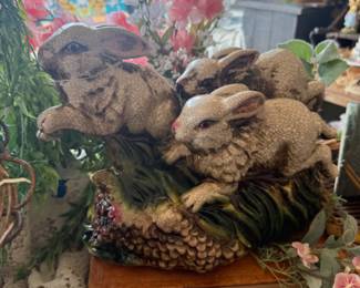 3 bunny figurine