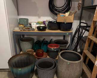 planting and pottery