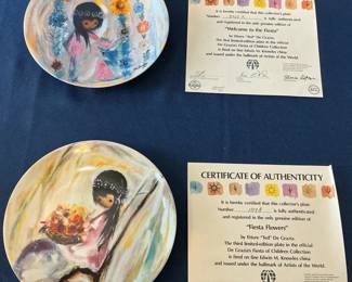  Welcome To The Fiesta   Fiesta Flower  Collectors Plates