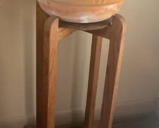 Terracotta Bowl On Stand