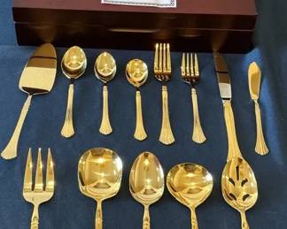 Cambridge Gold Stainless Steel Flatware