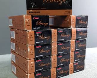 PMC Bronze 9mm Ammo, Approx 716 Rounds