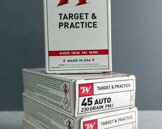 Winchester And Remington .45 Auto Ammo, Approx 250 Rounds