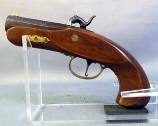 Jukar .45 Cal Black Powder Derringer Pistol SN# 095285, Lock Marked Derringer Philadelphia 