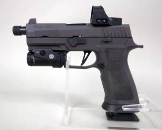 Sig Sauer P320 9mmx19 Pistol SN# 58J326385, Sig Fox Trot 1x Light, 2 Total Mags, Sig Red Dot Sight, Paperwork, In Original Hard Case