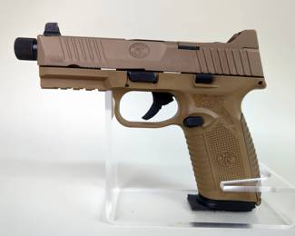 FN 510 10mm Pistol SN# BBP0004937, 2 Total Mags, Defentac DF-1062 Blue Laser/ Flashlight Combo, Paperwork, In Soft Case 