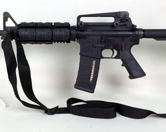 Colt Law Enforcement Carbine 5.56mm Rifle SN# LE092295, Nylon Sling, 6 Total Mags, Redhead Ascent Red Dot Sight, 1x42 Mount, Heat Shields, Peep Sight, Adjustable Stock, In Red Head Hard Case 