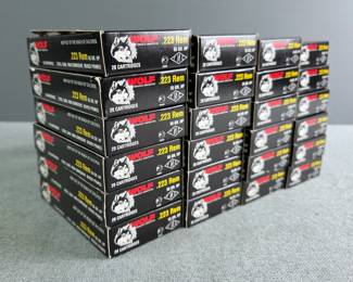 Wolf .223 REM Ammo, Approx 480 Rounds